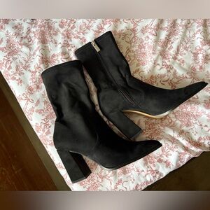 H&M Black Heeled Boots